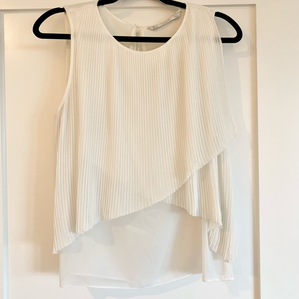Perfectly Pleated Zara Tank